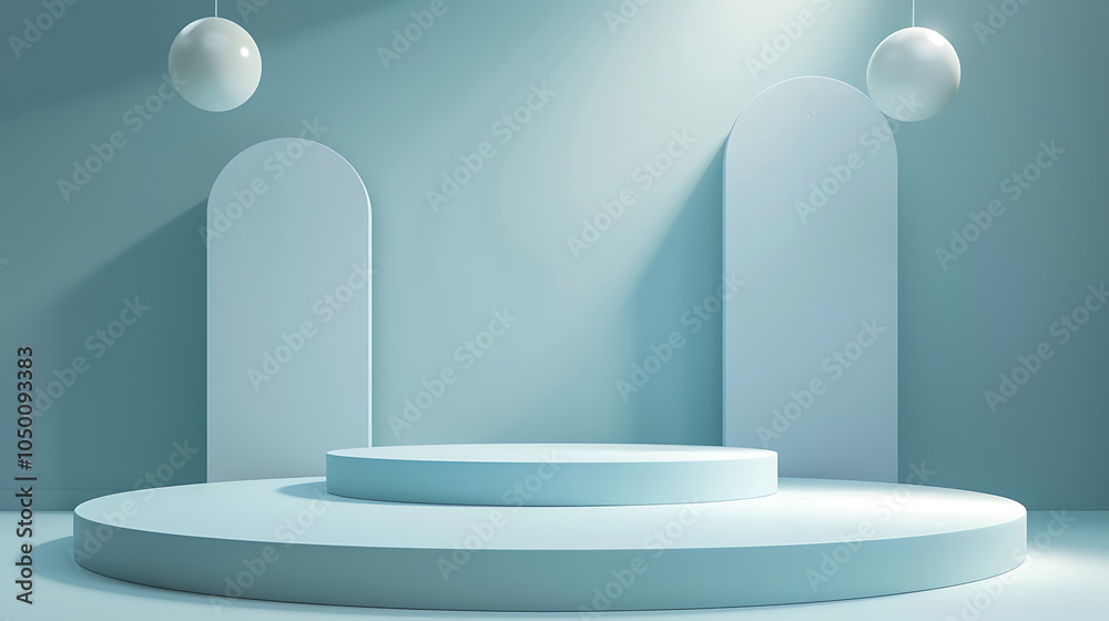 Fototapeta premium podium booth