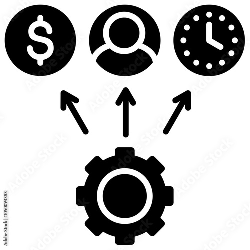 Resource Allocation Icon