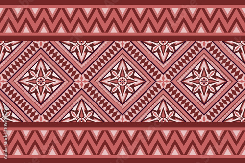 Flower fabric pink color tone