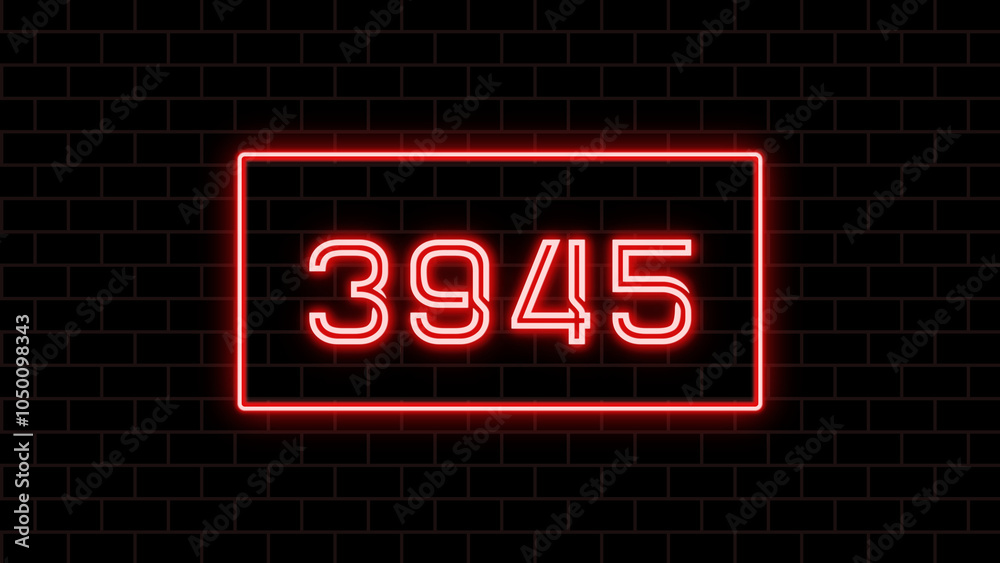3945年のネオン文字 3945年のネオン文字