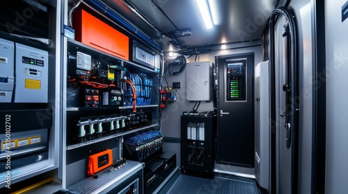 Hybrid generatorsolar system with advanced power and lighting control