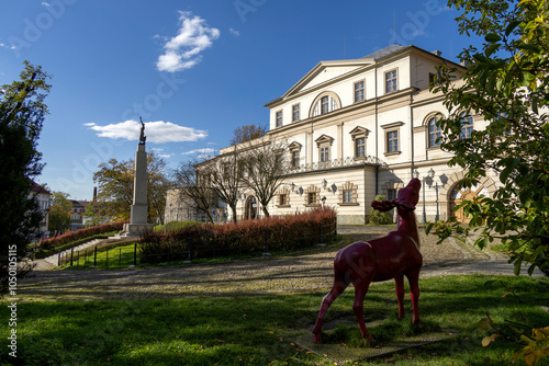 Habsburg Palace on Castle Hill in Cieszyn on a sunny autumn day photo