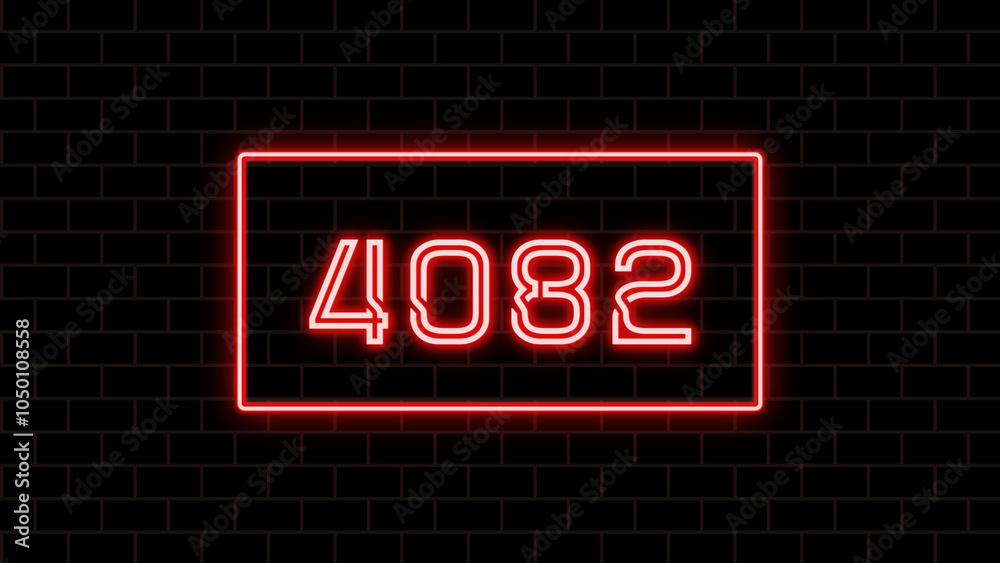 4082年のネオン文字 4082年のネオン文字