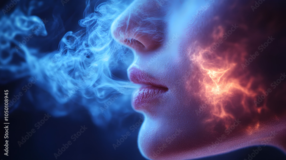 Close-up of a Human Nose During Inhalation with a Blurred Background – Highlighting the Vital Process of Breathing, Sensory Awareness, and the Beauty of Human Physiology
Close-up of a Human Nose During Inhalation with a Blurred Background – Highlighting the Vital Process of Breathing, Sensory Awareness, and the Beauty of Human Physiology