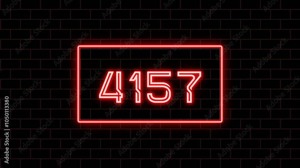 4157年のネオン文字 4157年のネオン文字