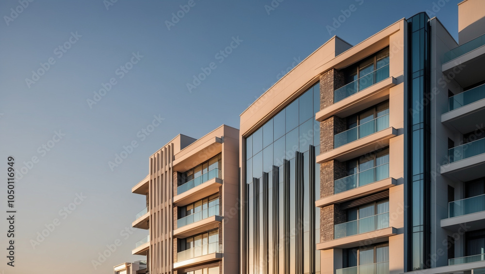 Fototapeta premium Modern Architectural Concepts, Real Estate Visual Assets