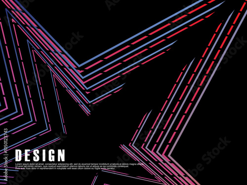 Futuristic black background digital technology, multicolored gradient pattern, cyber nano information, abstract communication, future technology data innovation, internet network speed connection.