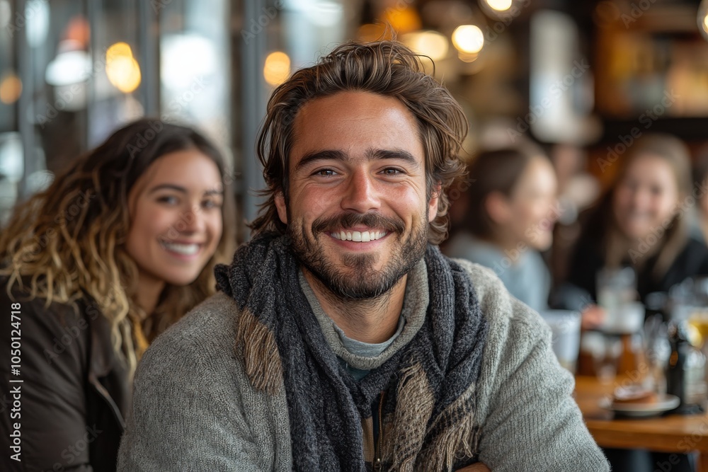 A group of friends. Generative AI A group of friends. Generative AI