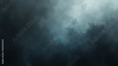 Abstract dark gray and blue swirling smoke patterns for a mysterious atmosphere