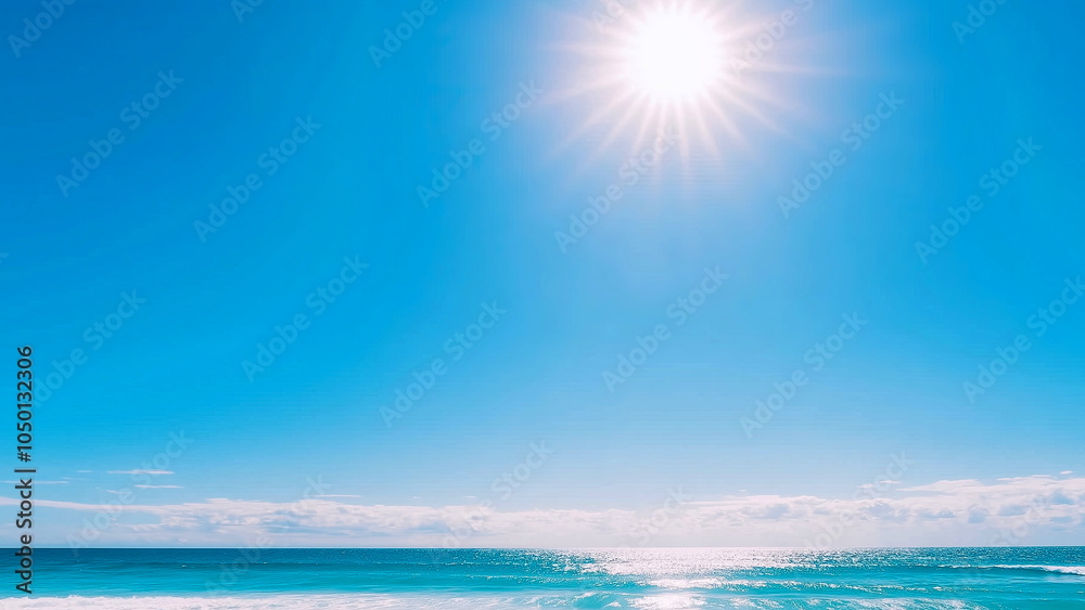 Obraz premium Enjoy a Sunny Day at an Australian Beach With Clear Blue Skies and Waves