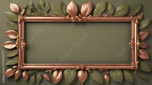 Wooden vintage chalkboard frame with empty space for picture or congratulation