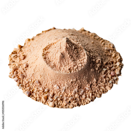 various spices on a transparent background