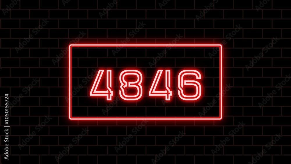 4846年のネオン文字 4846年のネオン文字