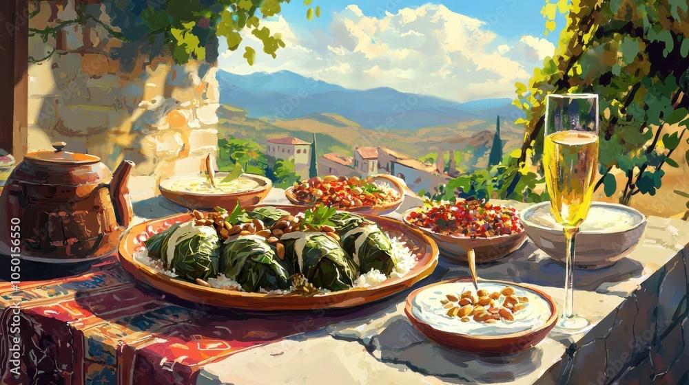 Flavors of Turkey: Dolma with Yogurt and Freshness Flavors of Turkey: Dolma with Yogurt and Freshness