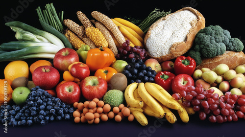 Fototapeta Naklejka Na Ścianę i Meble -  Embracing a Balanced Diet.