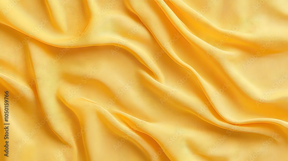 Fototapeta premium A bright yellow abstract background with soft shadows, creating an energetic and vibrant space.