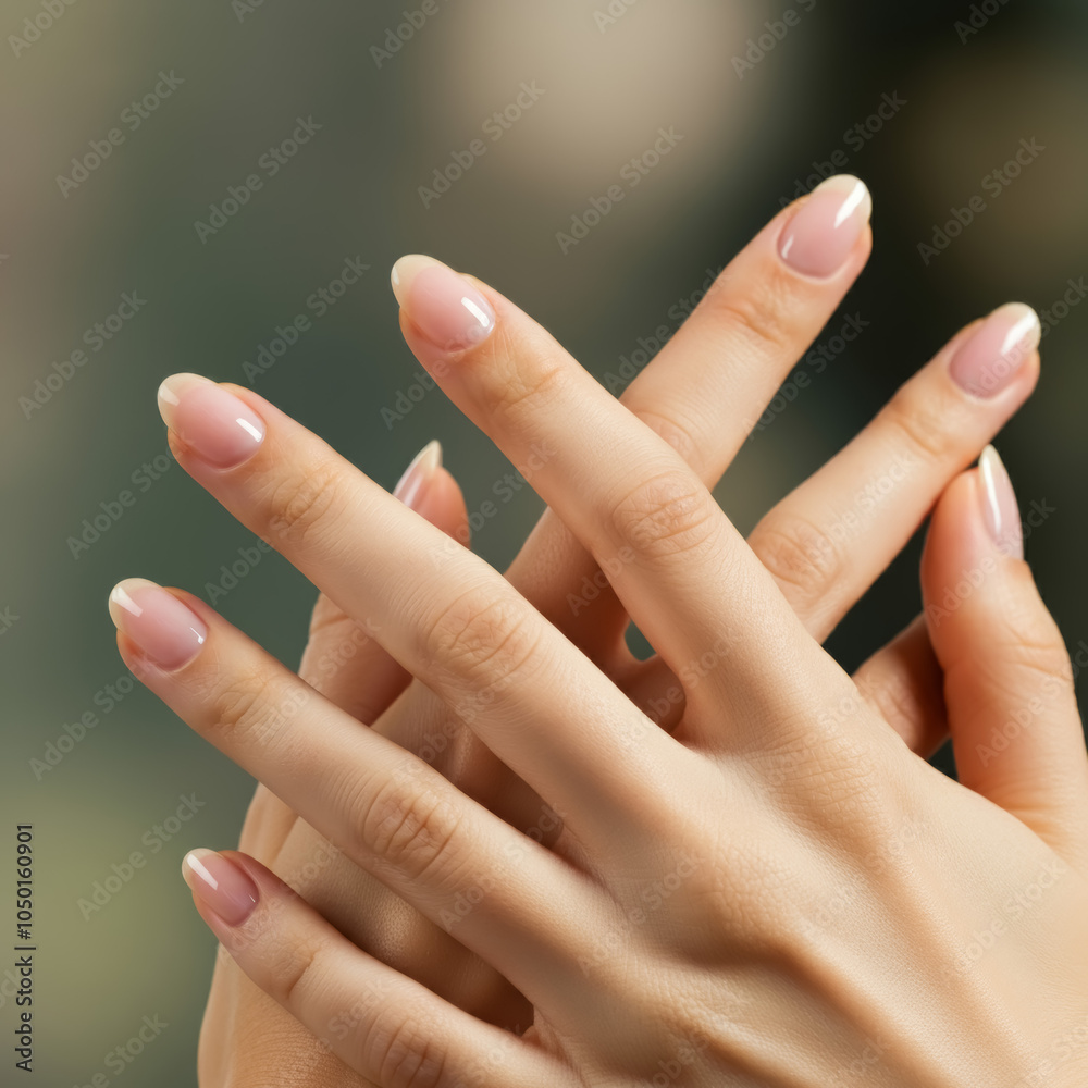 Nail care, nail polish,, elegant Manicured Hands with Glossy Nails Nail care, nail polish,, elegant Manicured Hands with Glossy Nails