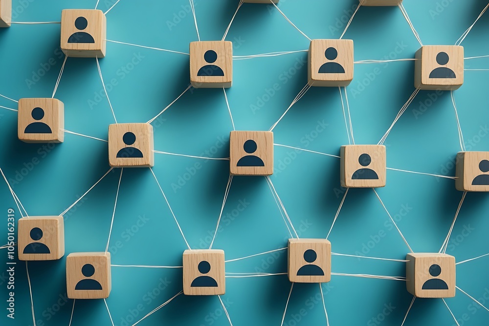 Connected Wooden Blocks Community and Collaboration Network Connected Wooden Blocks Community and Collaboration Network