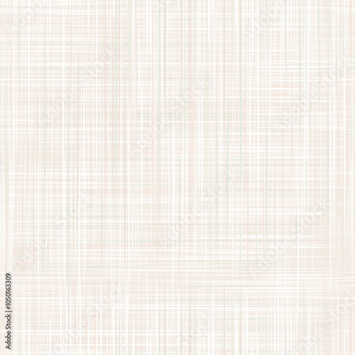 Cream ecru seamless pattern french linen or gauze texture. Hessian sack cloth woven background. Flax fibre packaging material Cotton tablecloth. Canvas texture.