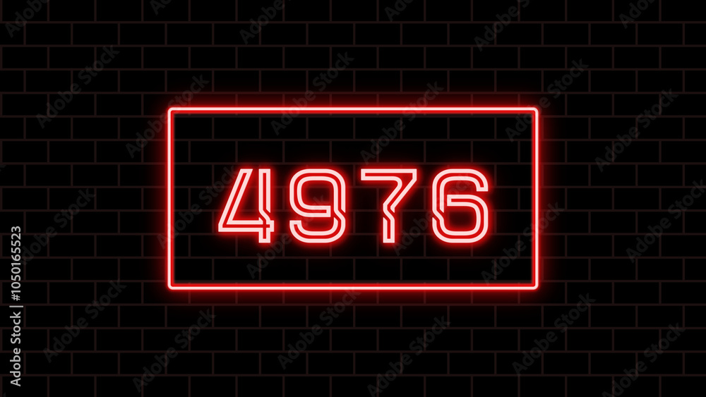 4976年のネオン文字 4976年のネオン文字