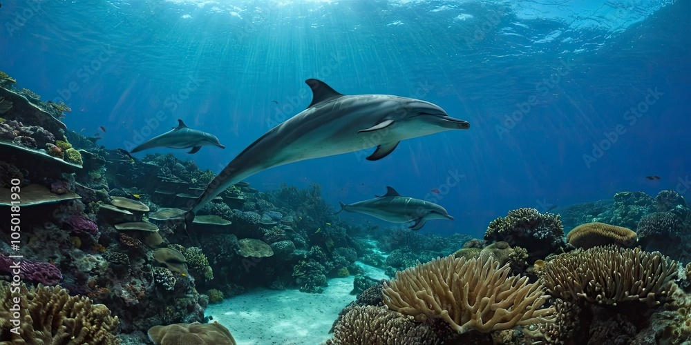 Fototapeta premium shark in aquarium