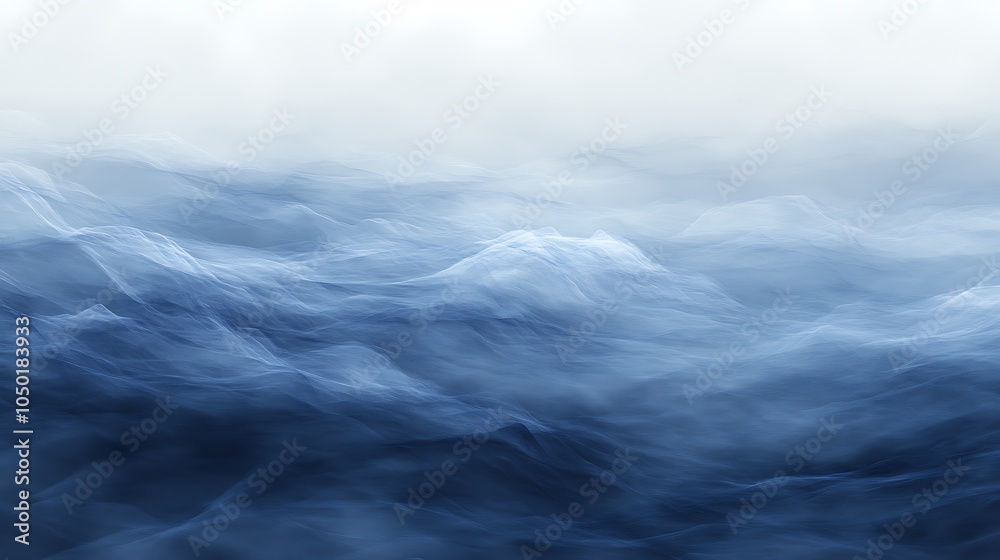 Fototapeta premium High-resolution close-up of stormy clouds rolling in, dramatic lighting, deep shades of gray and blue, realistic detail with soft background bokeh