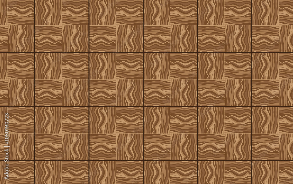 Fototapeta premium Floor and sidewalk tiles seamless pattern floor background or wallpaper.