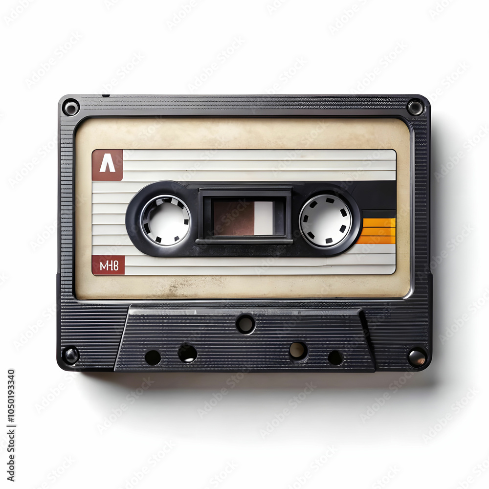 Naklejka premium cassette tape with magnetic recording film copy sp