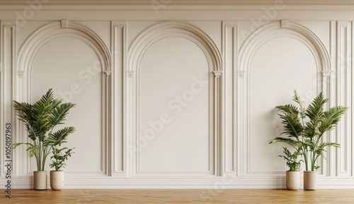 Elegant Arch Wall. photo