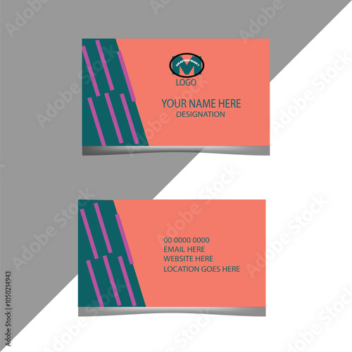 Business card Template Simple Standard