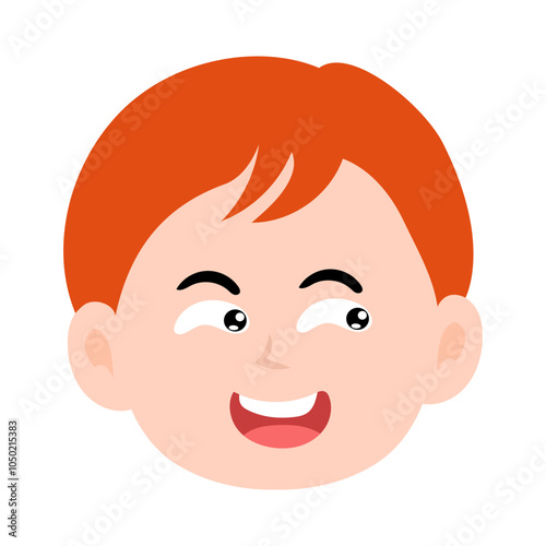 boy or girls face expression. different postures with various emotions.boy or girls face expression. d