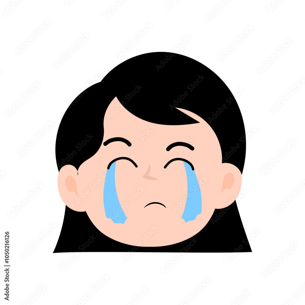 boy or girls face expression. different postures with various emotions.boy or girls face expression. d boy or girls face expression. different postures with various emotions.boy or girls face expression. d