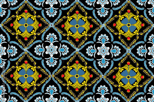 seamless pattern with flowers