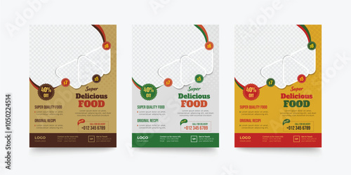 Restaurant food flyer, Food Flyer Template vector design