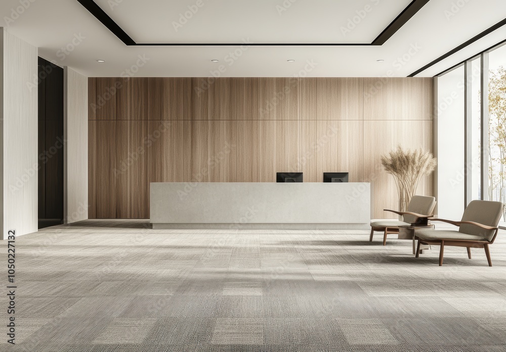 Fototapeta premium Modern Office Lobby.