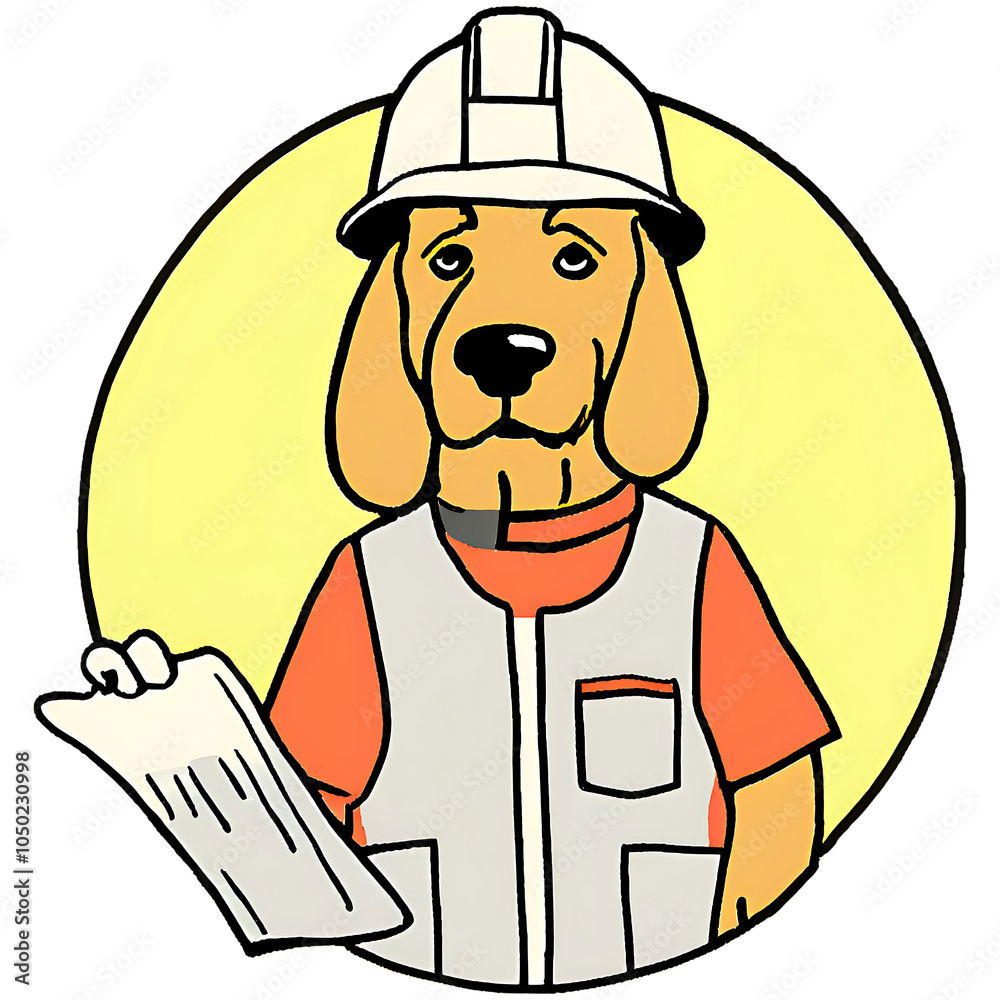 Fototapeta premium Dog Design, perfect for t-shirt, poster, sticker, and more 