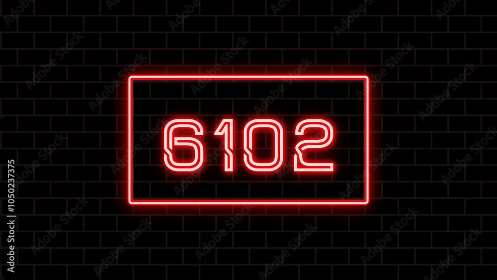 6102年のネオン文字 6102年のネオン文字