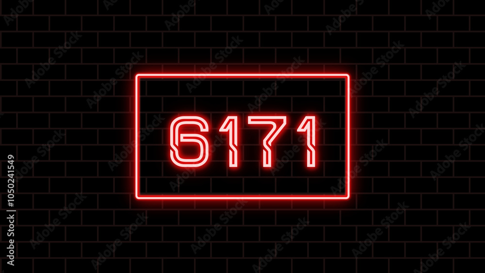 6171年のネオン文字 6171年のネオン文字