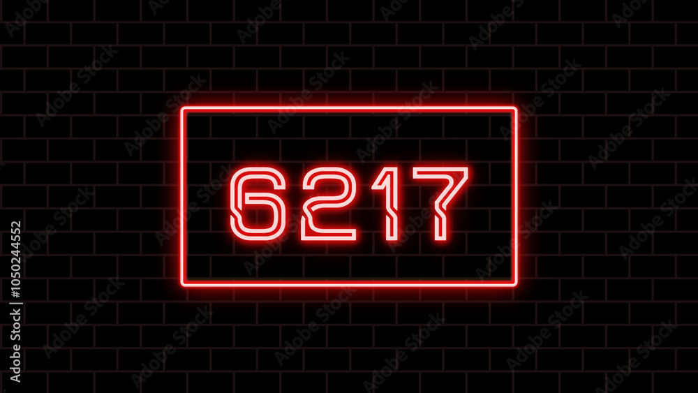 6217年のネオン文字 6217年のネオン文字
