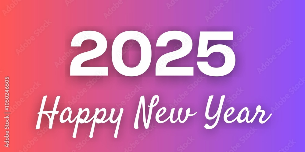 Fototapeta premium Merry Christmas and Happy New Year background pattern