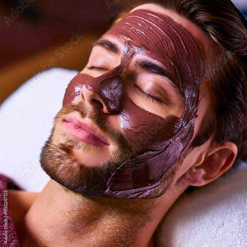 Serenity in Self-Care Colorful Facial Mask