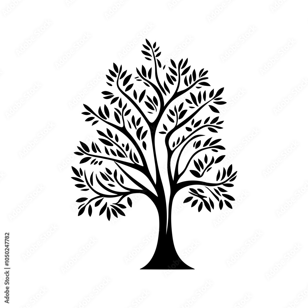 Obraz premium Leafy Fruit Tree