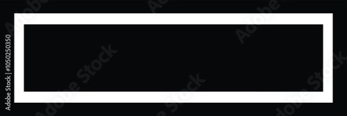 Blank photo booth strip template. Clipart image. isolated on white and black background. 
