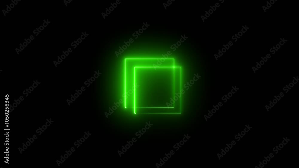 black background Abstract glowing neon rectangle border frame in the shape rectangle glowing and futuristic energy line animation. black background Abstract glowing neon rectangle border frame in the shape rectangle glowing and futuristic energy line animation.