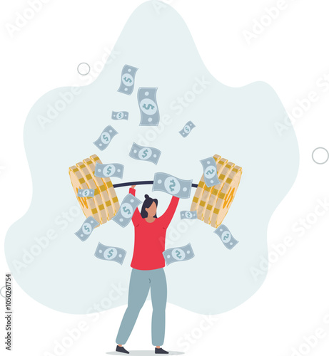 Financial literacy or investment advisor, wealth management concept.flat characters.