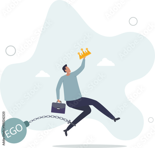 Ego burden, too much confident boss, narcissism and self involvement problem,flat characters.