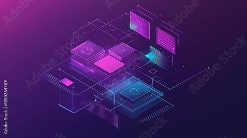 A flat vector image illustrating the management of Kubernetes (K8s) clusters, showcasing the key concepts of why it is essential, how to implement it, and best practices for effective cluster manageme photo