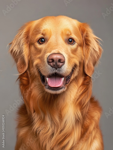 A portrait of a Golden Retriever