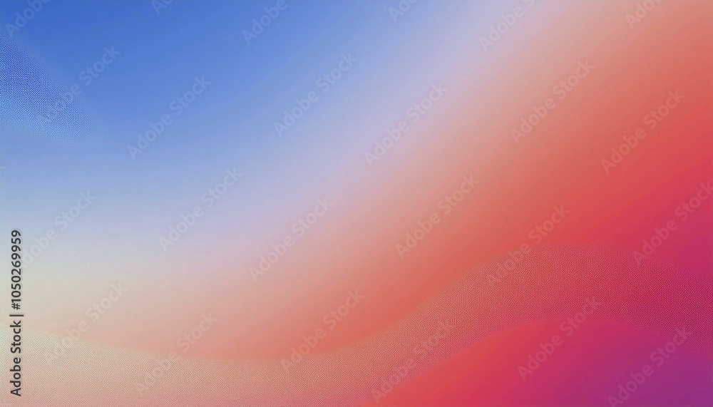 Fototapeta premium Serene Pastel Hues: A Gentle Gradient of Pink and Blue, evoking calm and tranquility. Perfect for minimalist designs.