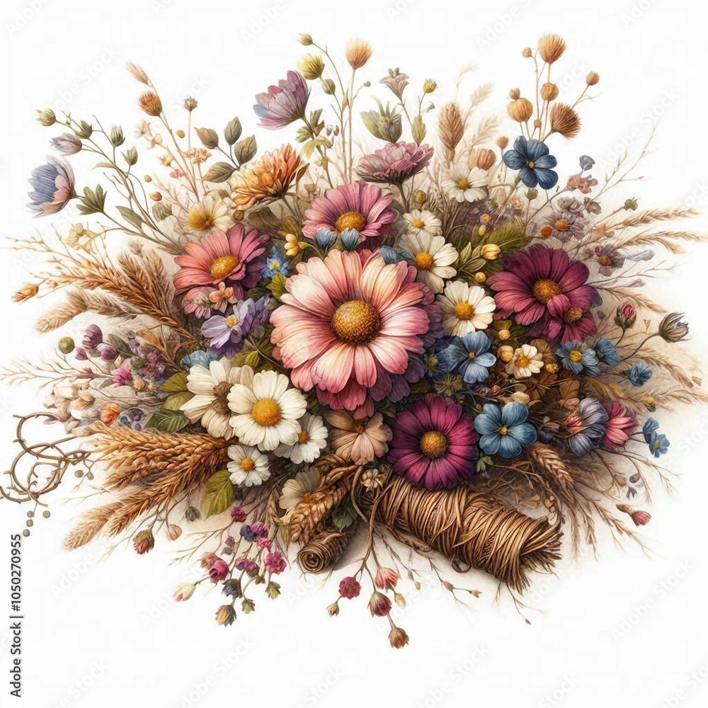 Fototapeta premium bouquet of flowers